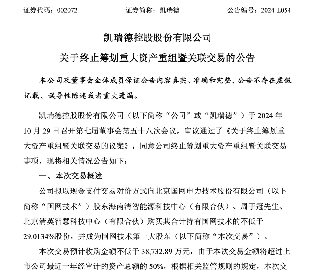 上万股民懵了<strong></p>
<p>五货币对冲</strong>！股价一字跌停！这家公司突发公告：重大资产重组终止！“至少一个月不再筹划”