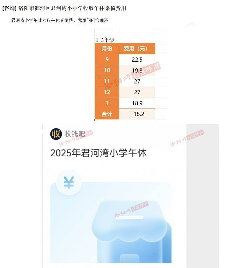 河南洛阳一小学收“午休费”一学期115元<strong></p>
<p>阳光币</strong>,教体局:午休椅按天收费,将退费