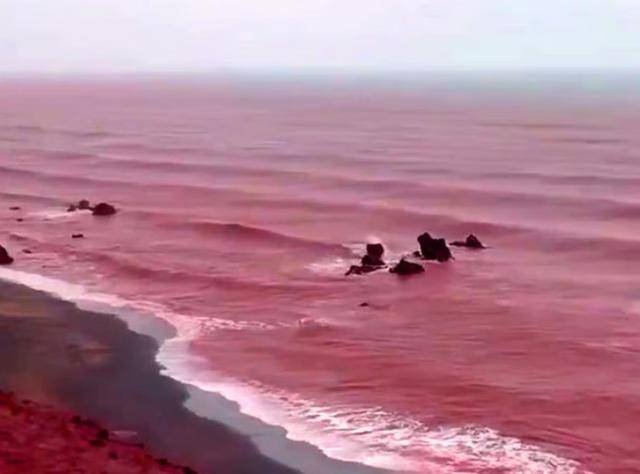 罕见！伊朗霍尔木兹岛遭遇强降雨<strong></p>
<p>欧罗巴币</strong>，部分海域变成“血色海洋”