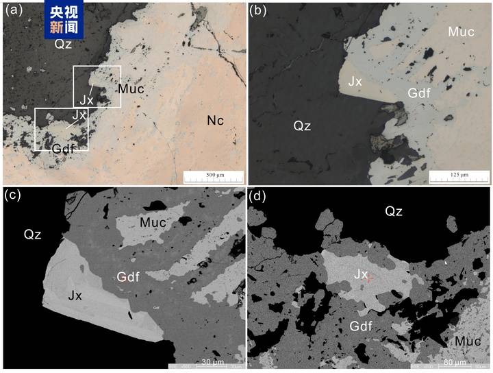 我国发现新矿物<strong></p>
<p>欧罗巴币</strong>,正式命名为金秀矿