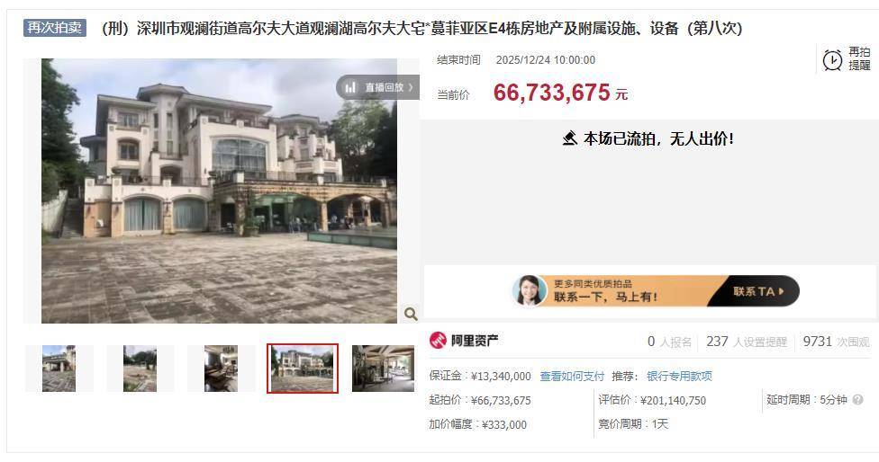 估值2亿元别墅6673万元起拍没人要<strong></p>
<p>币胜网</strong>，该别墅系“中科创系”案件涉案资产